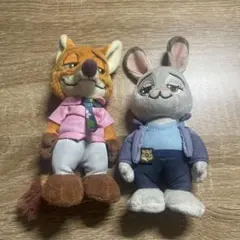 ズートピア スタンディーズ ニック ジュディ ぬいぐるみ(セット)