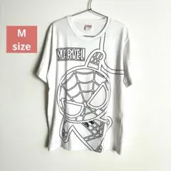 MARVEL スパイダーマン Tシャツ ホワイト Mサイズのサムネイル