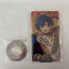 あんスタ 缶バッジ AGF 4周年 漣ジュン アニカフェ コースター