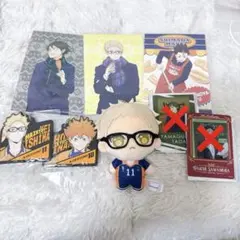 ハイキュー!! 月島蛍 西谷夕 山口忠 澤村大地 日向翔陽 グッズ セット