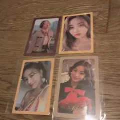 ジヒョ TWICE Jihyo K-POP トレカ カード4枚セット