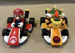 新品！マリオカート ミニカー マリオ クッパ 2体セットのサムネイル
