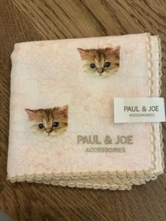 PAUL & JOE 猫プリントハンカチ