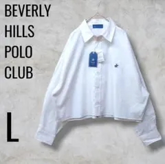 BEVERLY HILLS POLO CLUB クロップド丈 シャツ L　未使用のサムネイル