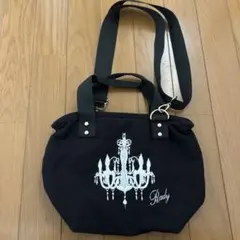 ちびRady シャンデリア シルバー ショルダーバッグ