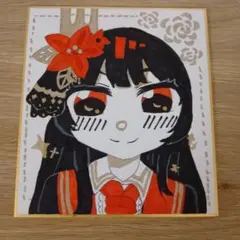 手描きイラスト アナログ　魔法少女ノ魔女裁判 二階堂ヒロ　まのさば