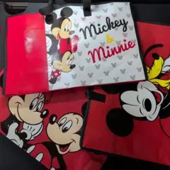 ディズニー　3点セット　ミッキー＆ミニーバッグ