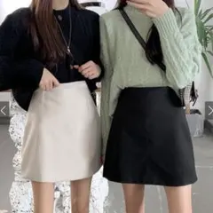 GRL インパン付き台形ミニスカート [ac1891]