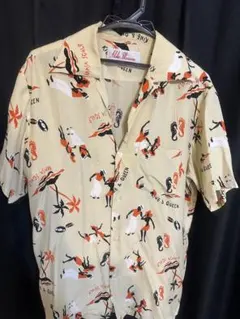Aloha Blossom KING & QUEEN アロハシャツ 40のサムネイル