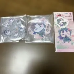 フリューくじ　忍たま乱太郎　ふんわり桜もちぴこの段　アクリルスタンド 他3点