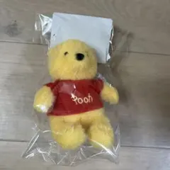 ぷーさんぬいぐるみ　ストラップ付き