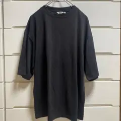 ユニクロ　エアリズム　メンズクルーネック Tシャツ　黒　XLサイズ