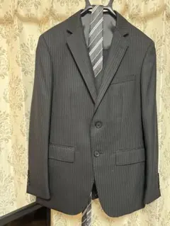[限界値下げ]セットアップ スーツ ブラック ストライプ スリーピース