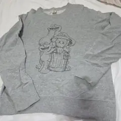 ユニクロ UT KAWS セサミストリート グレー スウェット M ユニセックス