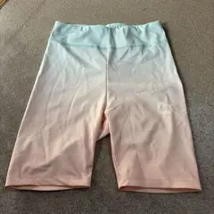 PUMA ピンクグラデーション スパッツ