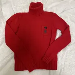 ディースクエアード　DSQUARED2  タートルネックニット　赤