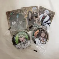 ツイステ 缶バッジ カード レオナ セベク グリム クルーウェル サバナクロー