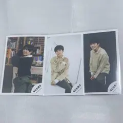 なにわ男子　長尾謙杜　公式写真　3枚セット