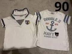 MIKIHOUSE 半袖 Tシャツ 90 2枚 まとめ売り