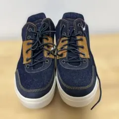 デニム/ブラウン レースアップ スニーカー Timberland