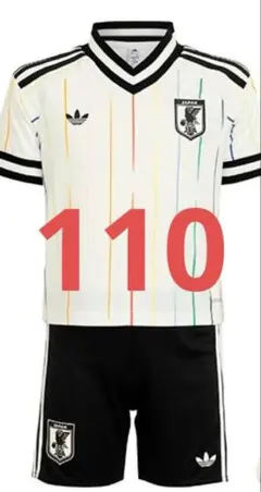 adidas サッカー日本代表 キッズ ユニフォーム 90cm - メルカリ