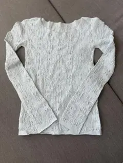 Chacott ノーソーイングニット 140-150 水色　チャコット