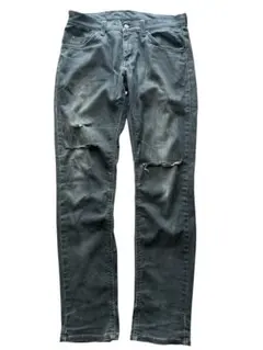 faded design boro straight denim - メルカリ