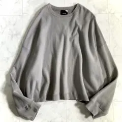 ATON SUVIN NATURAL DYE CREWNECK PULLOVER