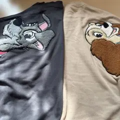 わんわん物語 トレーナー スウェット 靴下 ぱっちん ディズニーランド
