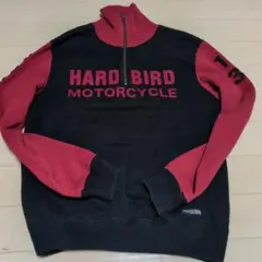 HARD BIRD フラットへッド　ハーフジップ スウェット 40のサムネイル