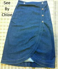 シーバイクロエ See By Chloe デニムスカート　Sのサムネイル