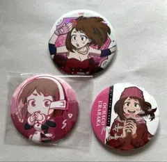 麗日お茶子　ヒロアカ　缶バッジ　僕のヒーローアカデミア