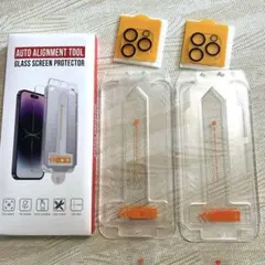 iPhone15 Pro Max用フィルム（2枚）カメラフィルム（2枚）