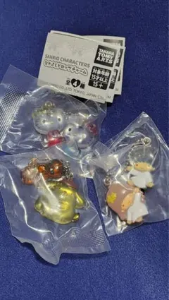 《匿名配送》サンリオ　なかよしドロップチャーム　3点セット