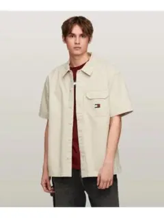 TOMMY JEANS オーバーシャツ ベージュ XLのサムネイル