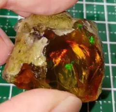 カナダ産 アンモライト ドラゴンスキン 樹脂スタビライズ加工 天然宝石