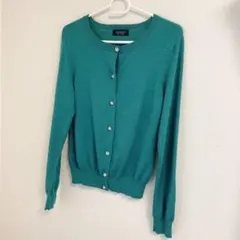 美品！！JUSGLITTY ビジュー付カーディガン