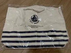 PETIT BATEAU プチバトー ストライプトートバッグ ノベルティのサムネイル