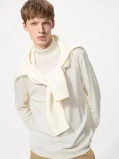 メリノタートルネックセーター ウール100%