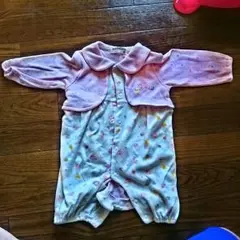 女の子80cm☆冬物ロンパース