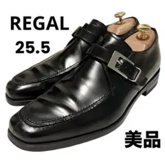 【美品】◾️REGAL リーガル◾️モンクストラップ◾️Y625◾️本革◾️ブラック