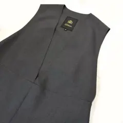 ドゥロワー Vネック　ワンピース ジャンパースカート