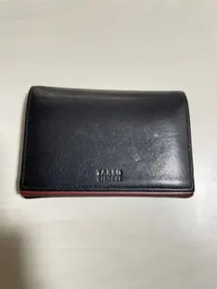 TAKEO KIKUCHI 牛革 名刺入れ 黒のサムネイル