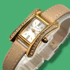 《美品 稼働品》 ザ・クロックハウス ジュエル レディース腕時計 クオーツのサムネイル
