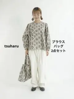 TSUHARU by Samansa Mos2 スカラップ刺繍トートバッグ - メルカリ