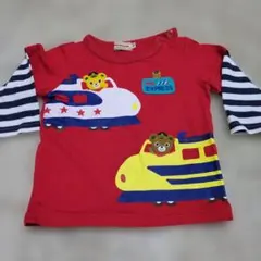ミキハウス 列車とクマのTシャツ 70