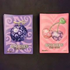 ワンピースカード リミテッドカードスリーブ　ゴムゴムの実　メロメロの実　各10枚