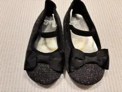 babyGAPリボン付きラメ入り 靴 18-24ヶ月 ベビーシューズ 15cm