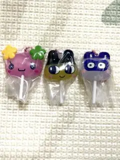 A*♡様 たまごっち カラフルキャンディチャーム まめっち ふらわっち ますくっ