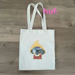 HUF トートバッグ アイボリー フレイムデザインのサムネイル